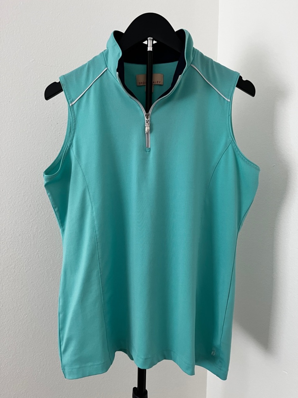 🏌️♀️ Sport Haley Aqua Sleeveless Golf Tank | Country Club Coastal Chic ⛳✨